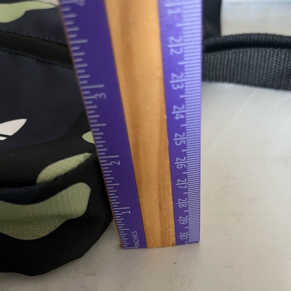 Adidas Women's Camouflage Crossbody Bag - Black and Green - Picture 9 of 9